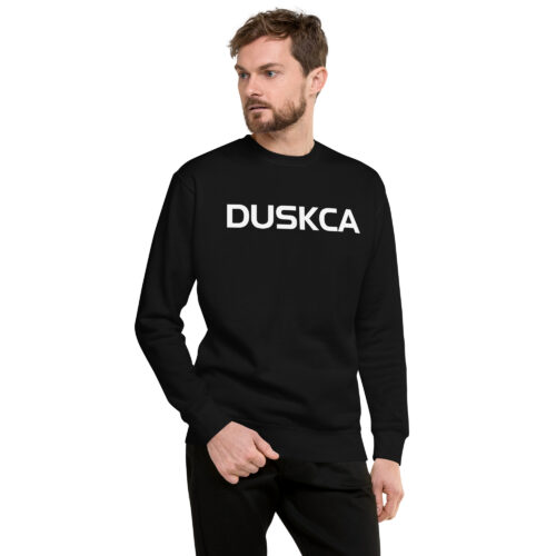 High Quality Unisex Premium Sweatshirt | Duskca | Black
